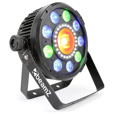 BeamZ BX96PAR  9x9W 6in1 RGBAW-UV, 21SMD strobe, 1xCOB RGBW DMX IRC