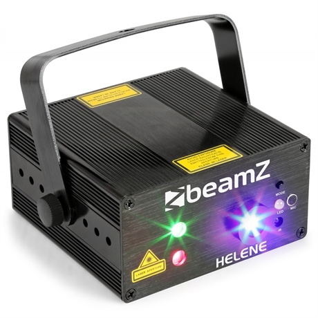 BeamZ Helene Double laser RG Gobo IRC 3W Blue LED