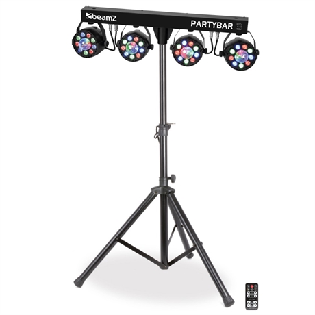 beamZ PartyBar3 4PAR 9x1W RGB MagicBall