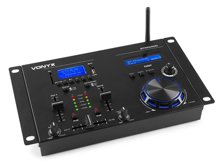 Vonyx STM3400 Mixer 2Ch USB/MP3 DSP Scrat