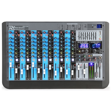 Power Dynamics PDM-S1604 Stage Mixer 16Ch DSP/MP3