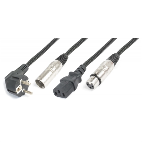 PD Connex CX10-10 Shuko/XLR M-IEC F/XLR F 10m