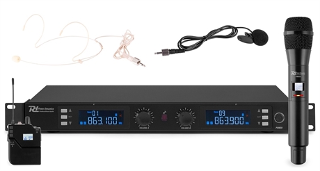 Power Dynamics PD632C 2x 20-Channel Digital UHF Co