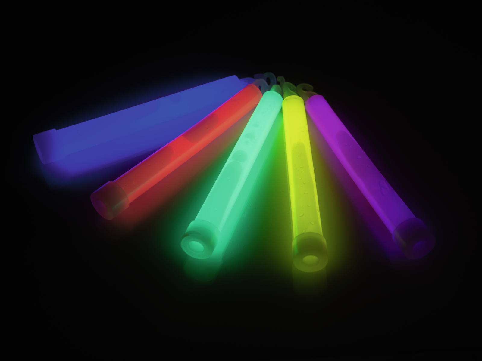 EUROPALMS Glow rod, green, 15cm, 12x