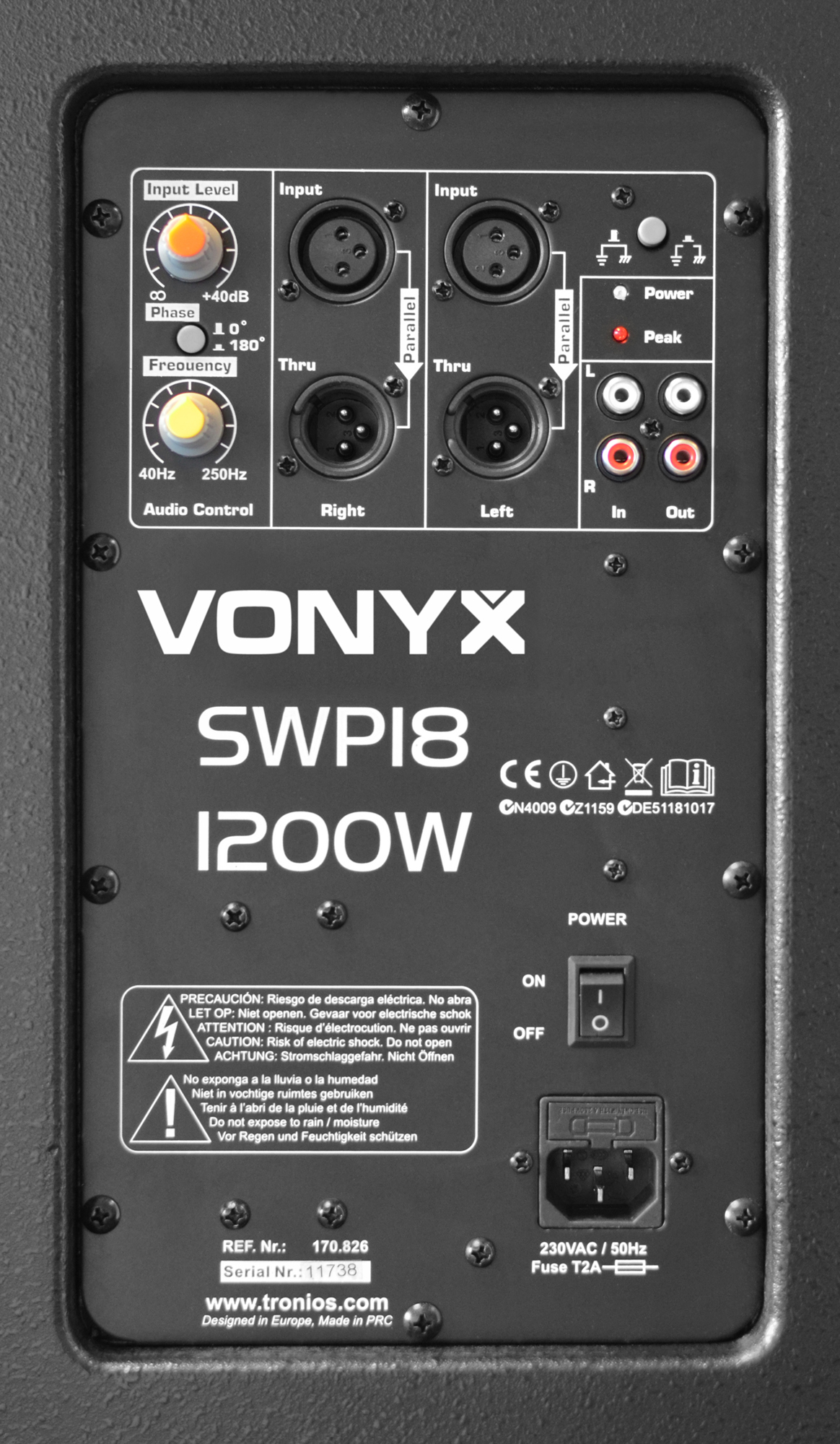 Vonyx SWP18 PA-Sub 18