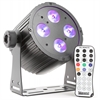 BeamZPro BAC404  ProPar Alu 4x18W 6-1 HEX DMX IRC