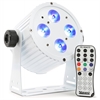 BeamZPro BAC404W ProPar Alu 4x18W 6-1 HEX DMX IRC white