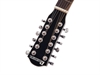 DIMAVERY DR-612 Western guitar 12-string, black